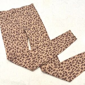 Anthropologie Animal Print Soft Leggings